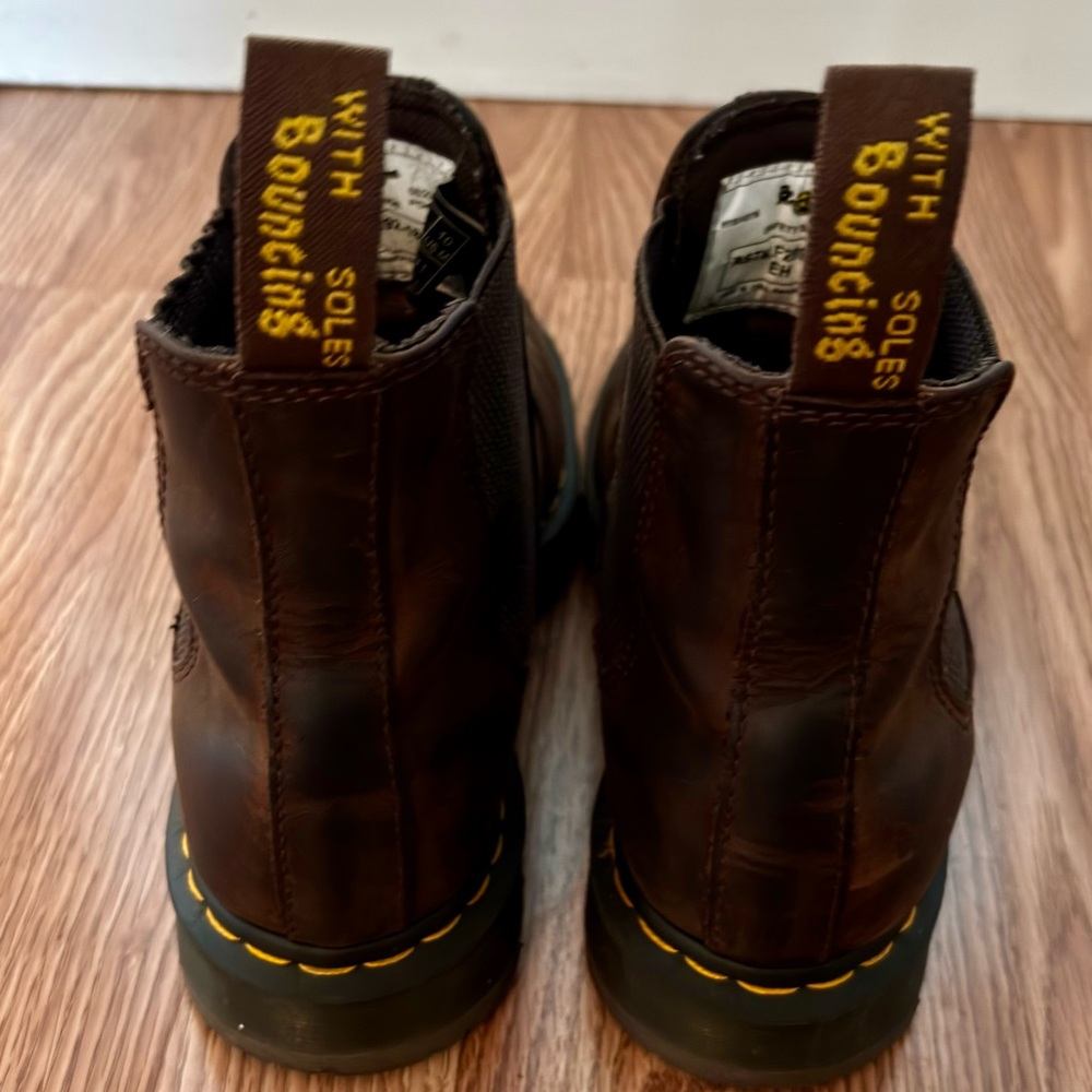 Dr. Martens Brown Leather Boots | Classic AirWair Style - Picture 3 of 7